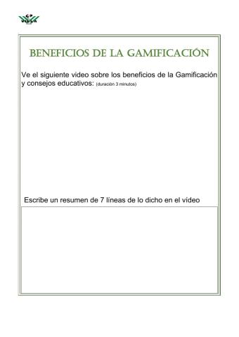 T3 Beneficios de la gamificación
