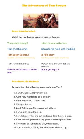 Tom saywer ch12 and 13