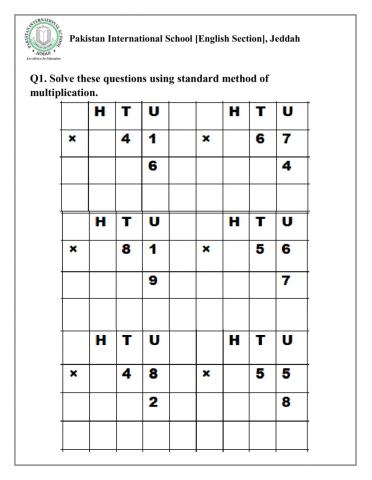 Multiplication