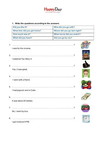 Past -Simple Questions