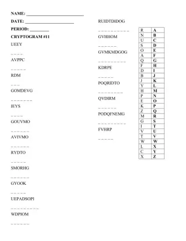 Cryptogram -11