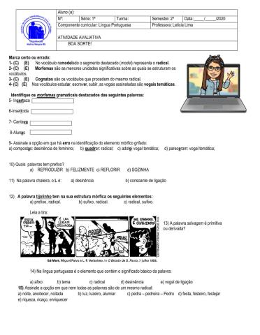 Estrutura das palavras