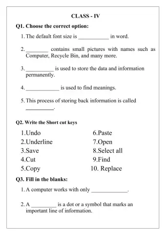 Computer-Memory,MS Word, Desktop Operations