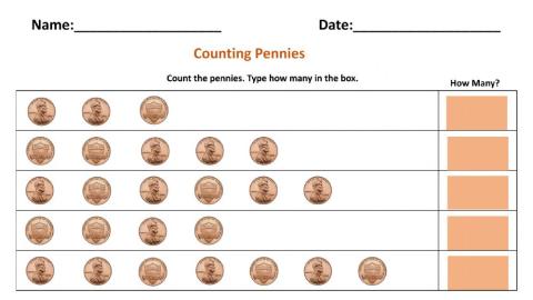 Money: Counting Pennies