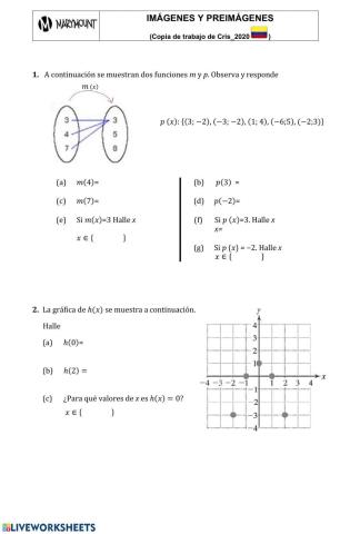 Análisis de función a partir de su representación