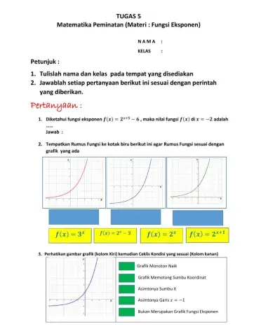 Tugas 5 fungsi eksponen
