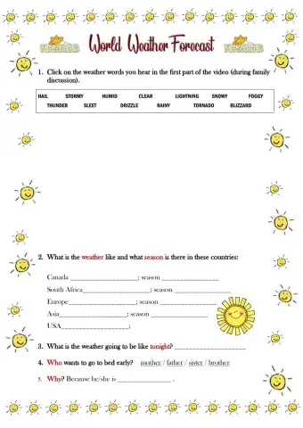 The World Weather Forecast