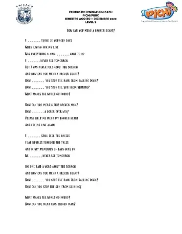 How can you mend a broken heart? - Bee Gees