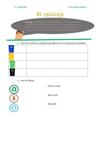 Medio ambiente-reciclaje