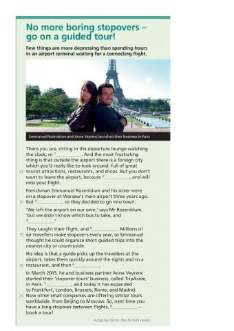 No more boring stopovers