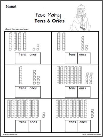 Place Value - Tens and one