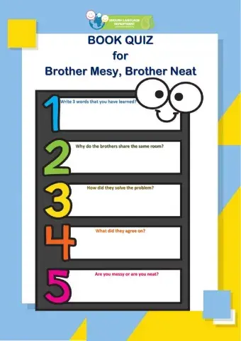 5th Grades Book Quiz-1