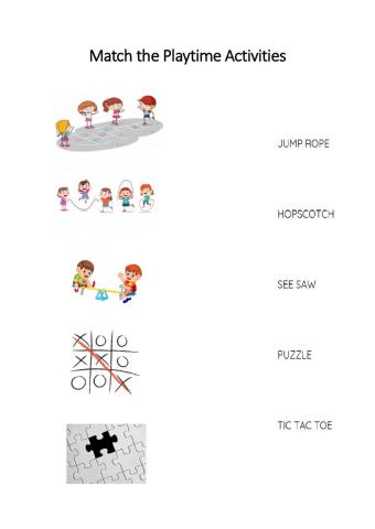 Play time activities