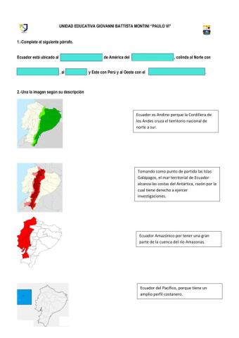 Regiones del Ecuador