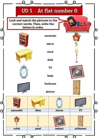 3º UD 1 At flat number 6 Ficha 1