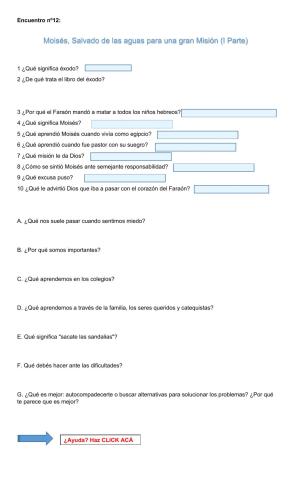 Moisés: Moisés, Salvado de las aguas para una gran Misión