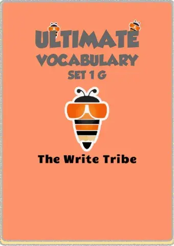 Vocabulary workbook p1 Part G