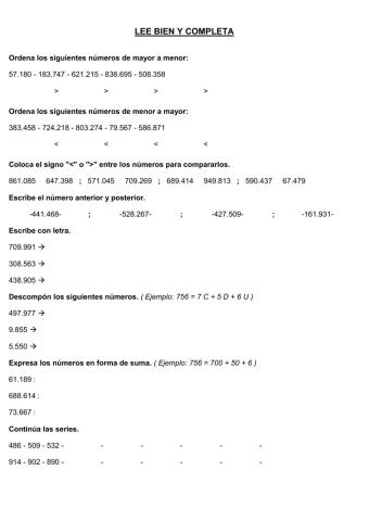 Numeracion naturales 6º 1