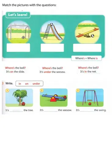 Family and Friends 1 - unit 5 vocab practice