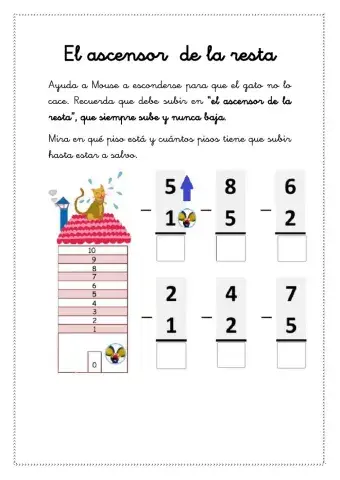 El ascensor de la resta