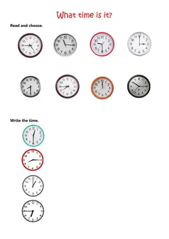 What time is it?