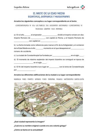 Imperio Bizantino y Carolingio