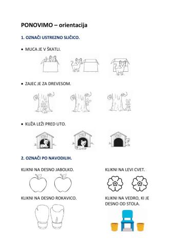 Orientacija - KJE JE KAJ?