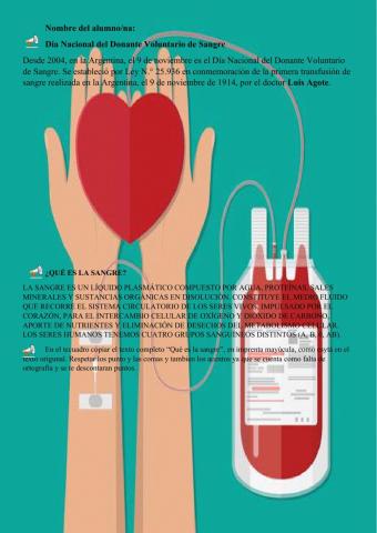 Donación de Sangre