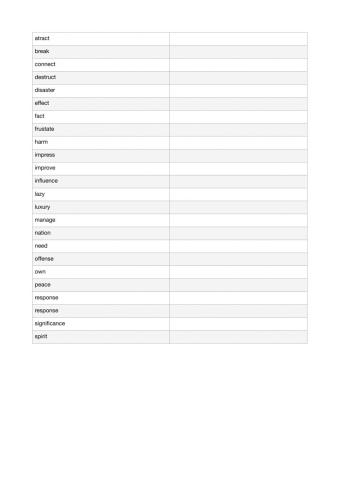 Noun adjective suffixes