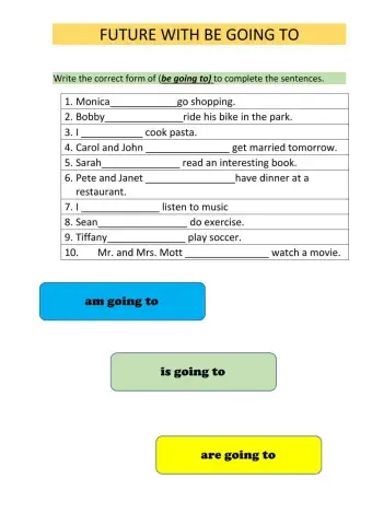 Future with going to