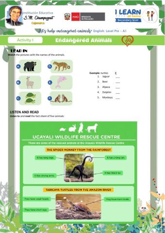 Endangered animals