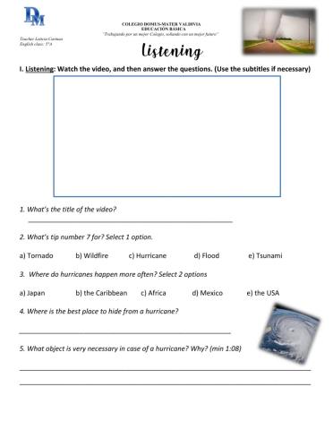 Tips to survive Natural Disasters