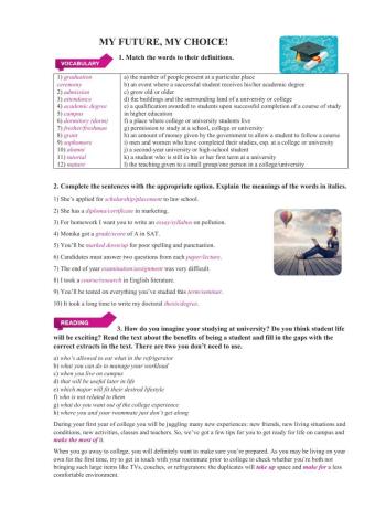 My future. My choice