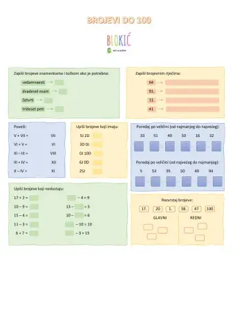 Brojevi do 100