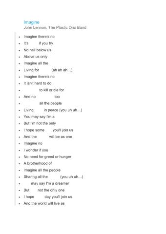 Imagine - John Lennon