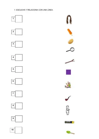 Relacionar palabras con P, L