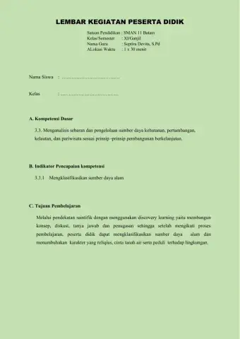 Klasifikasi sumber daya alam