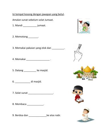 Amalan sunat sebelum solat jumaat