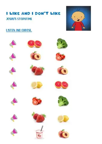 Storytime - I LIKE - I DON'T LIKE