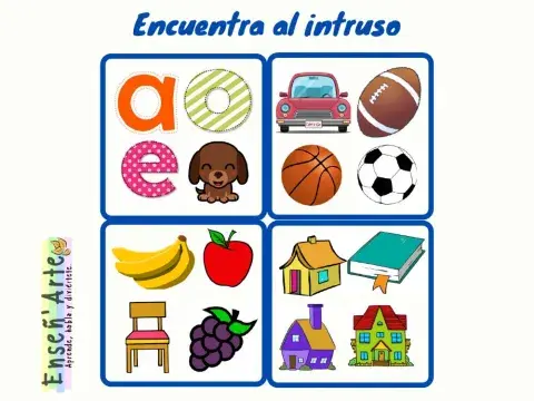 Encuentra el intruso