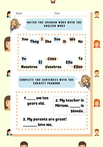 Personal pronouns