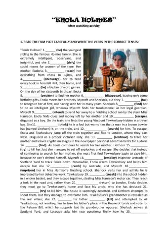 Enola Holmes - Mixed Tenses