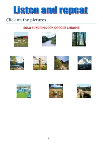 Listen and repeat the countryside places tiger 4 macmillan