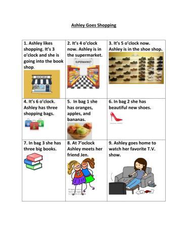 Ashley Goes Shopping