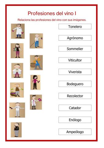 Profesiones del vino I