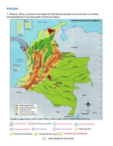 Relieve de Colombia