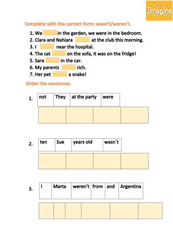 To be -negative-past