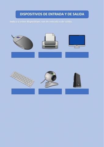 Dispositivos de entrada y salida