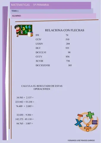 5º matemáticas tema 1