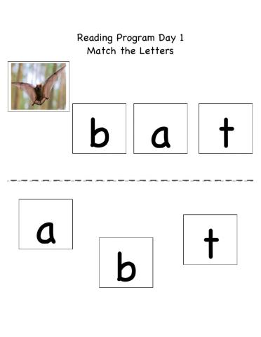 Bat Matching Letters